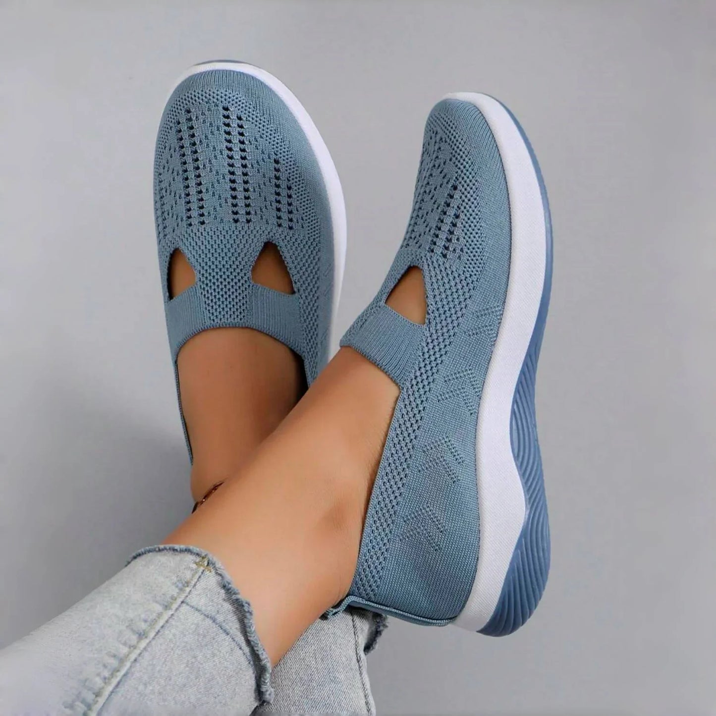 🔥Last Day Promotion 70% OFF🔥- Women's comfortable breathable knitted sneakers