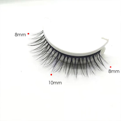 Glue-Free Self-Adhesive Lashes – 3-Second, Natural & Reusable