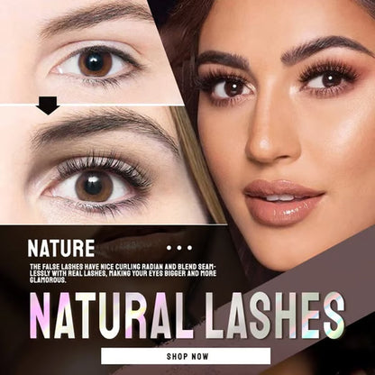 Glue-Free Self-Adhesive Lashes – 3-Second, Natural & Reusable