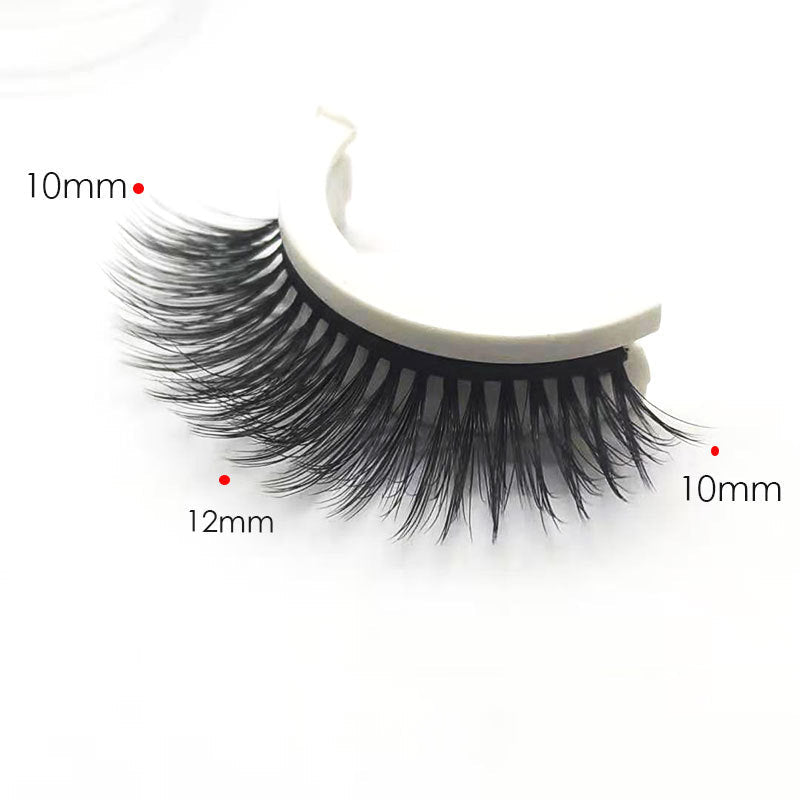 Glue-Free Self-Adhesive Lashes – 3-Second, Natural & Reusable