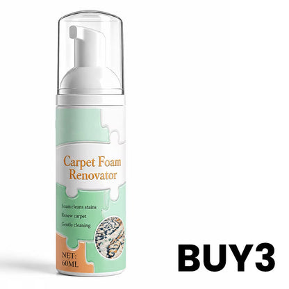 🔥LAST DAY 50% OFF | Waterless Carpet Foam Stain Remover with Towel