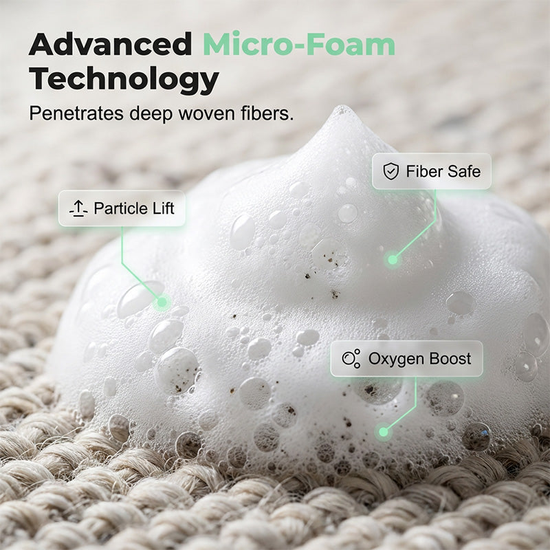 🔥LAST DAY 50% OFF | Waterless Carpet Foam Stain Remover with Towel