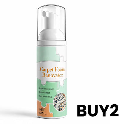 🔥LAST DAY 50% OFF | Waterless Carpet Foam Stain Remover with Towel
