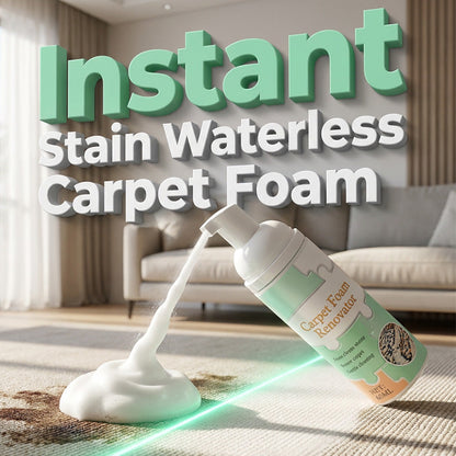 🔥LAST DAY 50% OFF | Waterless Carpet Foam Stain Remover with Towel